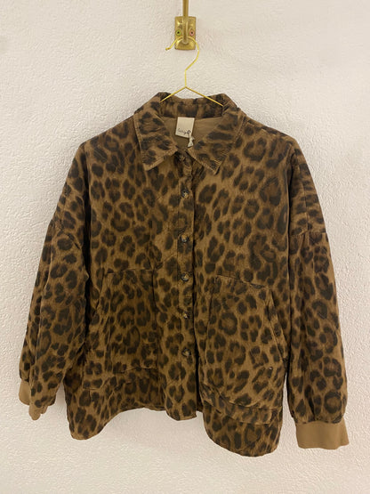 Leicht gesteppte Cordjacke Leo