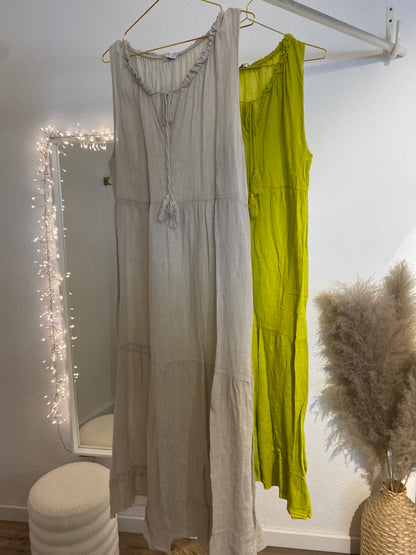 Leinenkleid versch. Farben