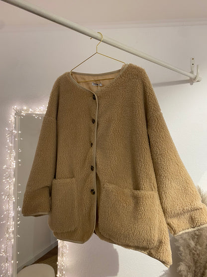 Oversized Teddyjacke