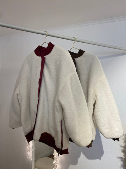 Wendbare Oversized Bomberjacke