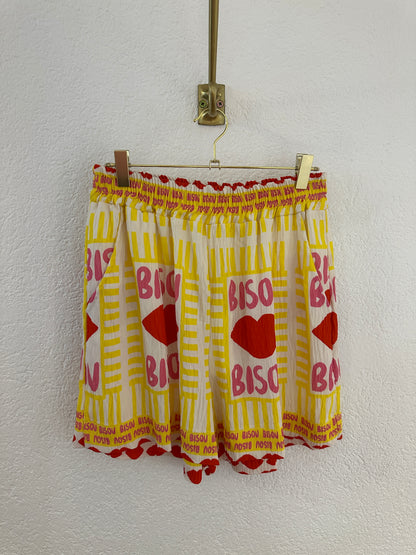 Gemusterte Shorts versch. Farben