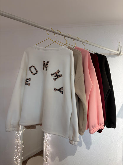 Sweater mit MOMMY Backprint