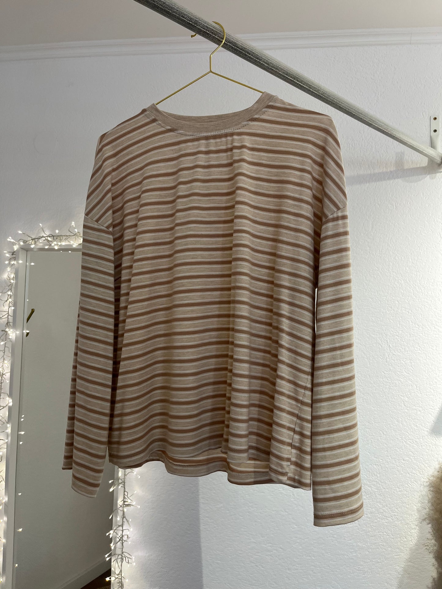 Gestreiftes Langarmshirt