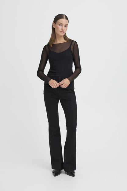 Durchsichtiges Glitzer Shirt