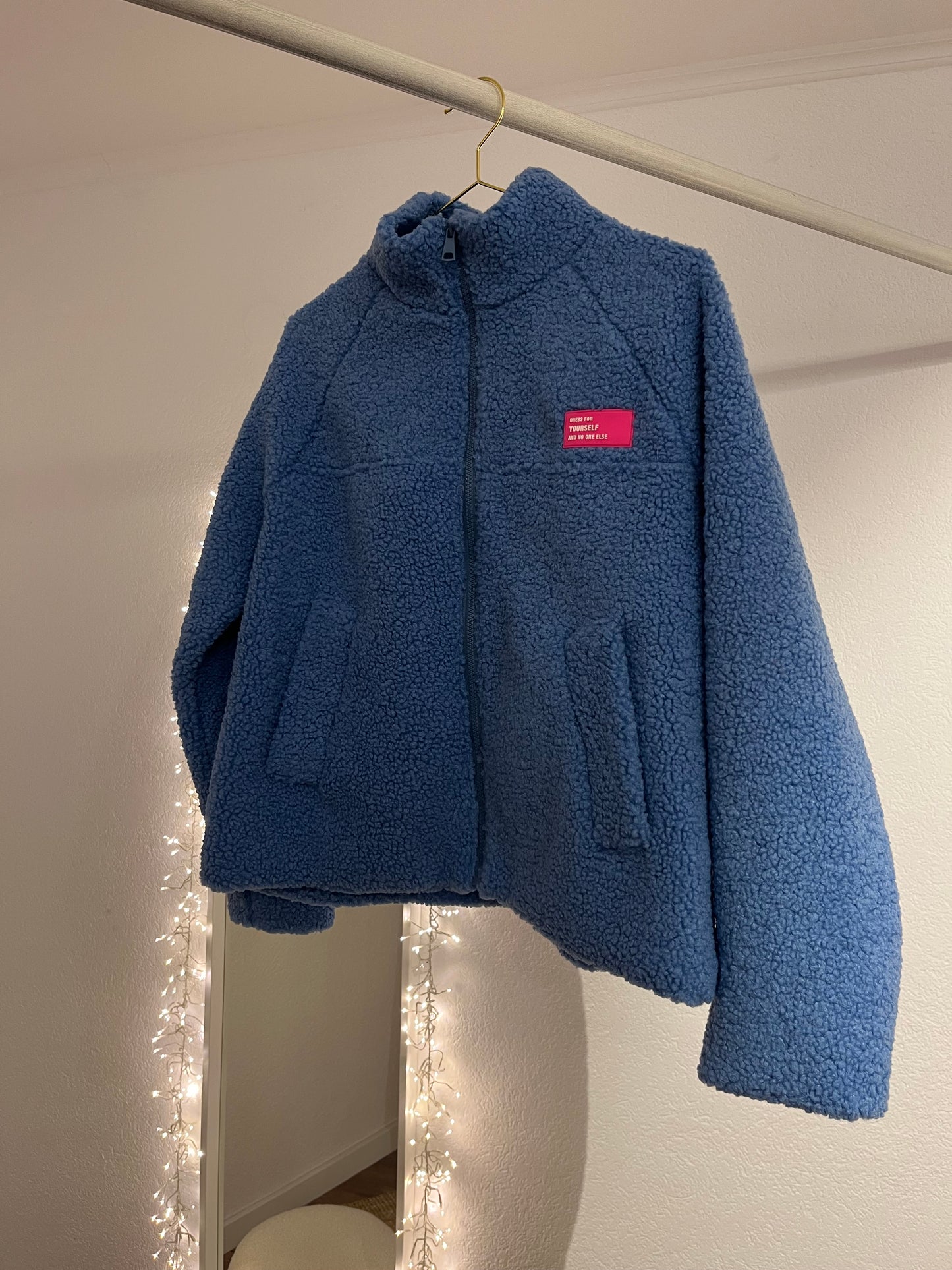 Teddyjacke mit Patch versch. Farben