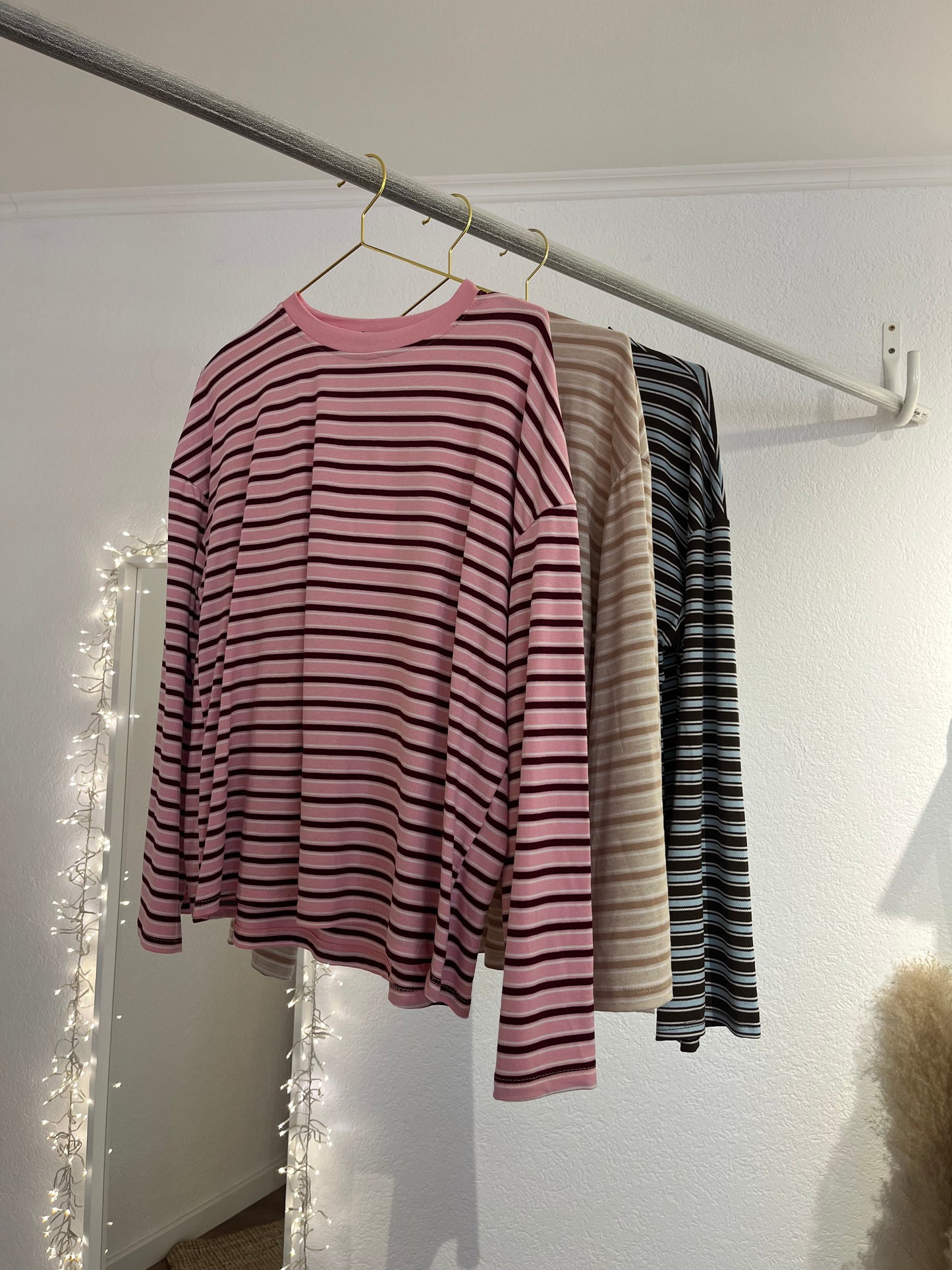 Gestreiftes Langarmshirt