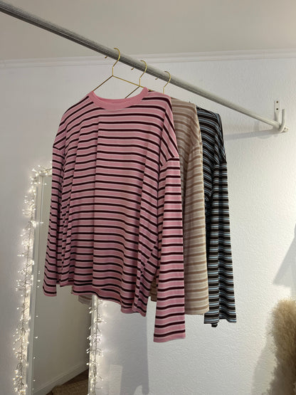 Gestreiftes Langarmshirt