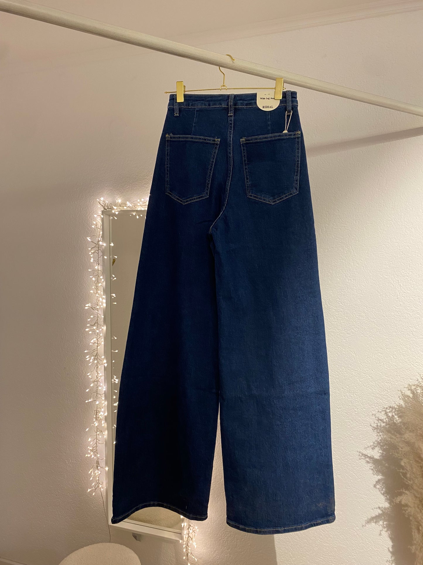 Wide Leg Jeans dunkelblau