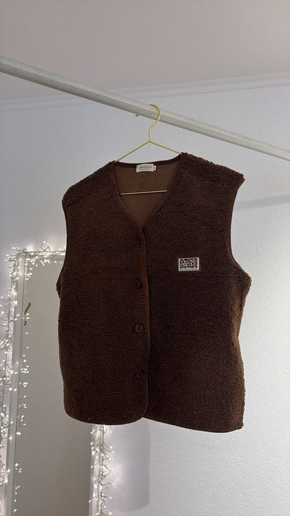 Teddywesten mit patches versch. Farben