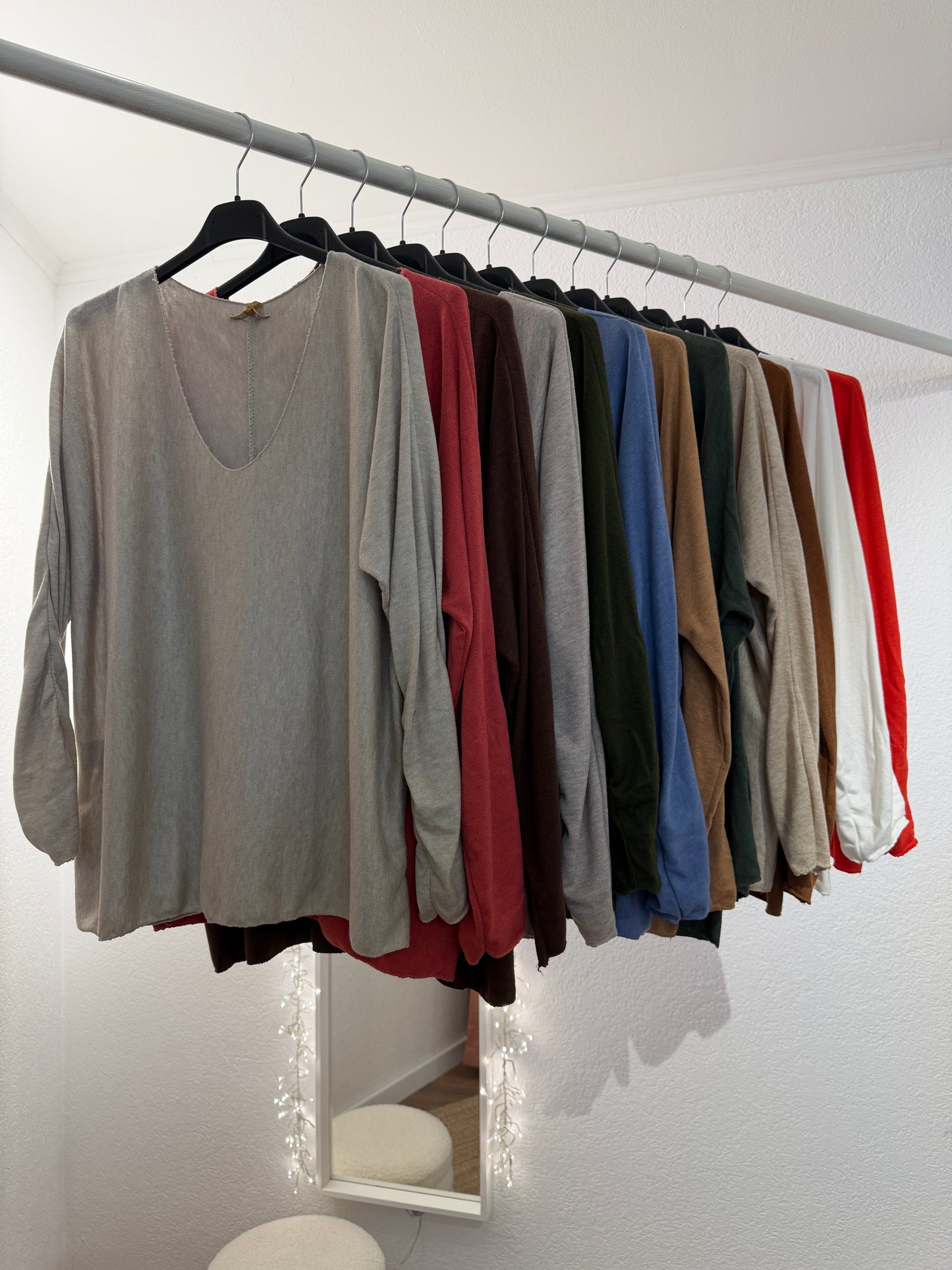 Kuschelige Basic Shirts versch. Farben