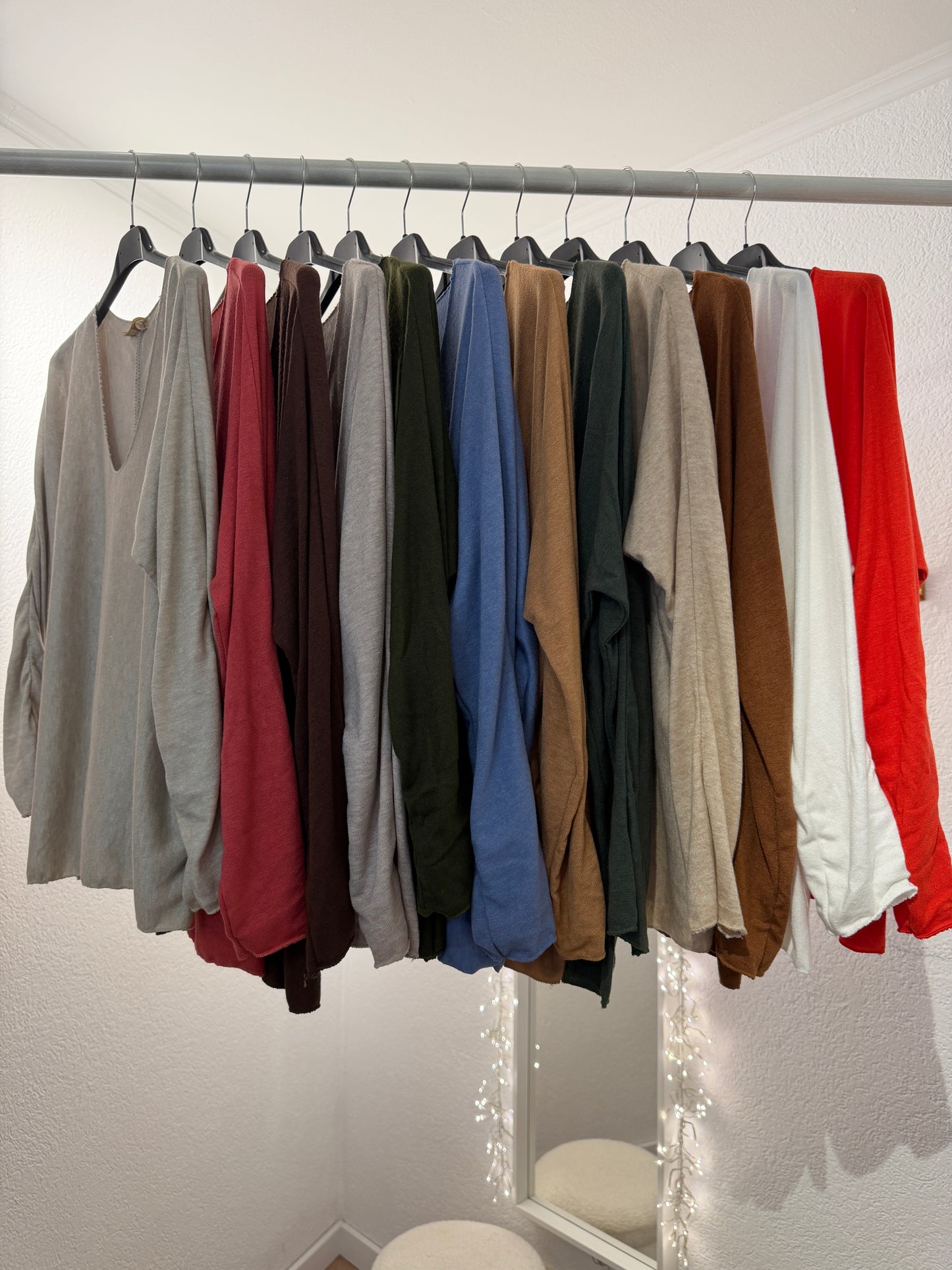 Kuschelige Basic Shirts versch. Farben
