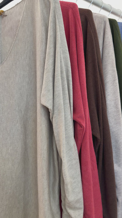 Kuschelige Basic Shirts versch. Farben