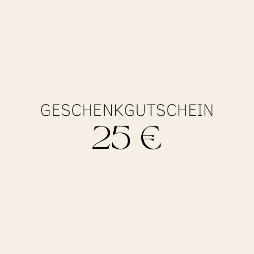 Geschenkgutschein 25€