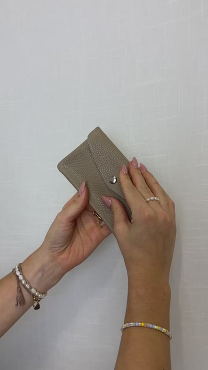 Metallic Geldbörse groß versch. Farbe